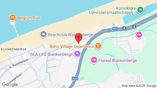 Apartments for rent i Blankenberge - kort over placeringen