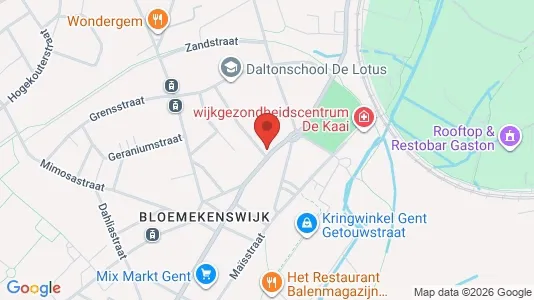 Apartments for rent i Stad Gent - kort over placeringen