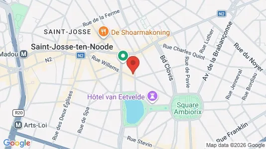 Apartments for rent i Stad Brussel - kort over placeringen