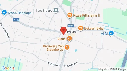 Apartments for rent i Evergem - kort over placeringen