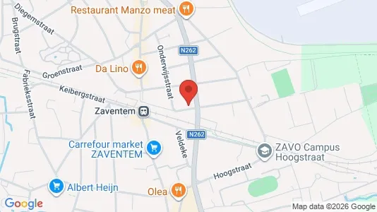 Apartments for rent i Zaventem - kort over placeringen