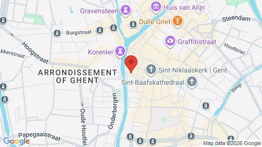 Apartments for rent i Stad Gent - kort over placeringen