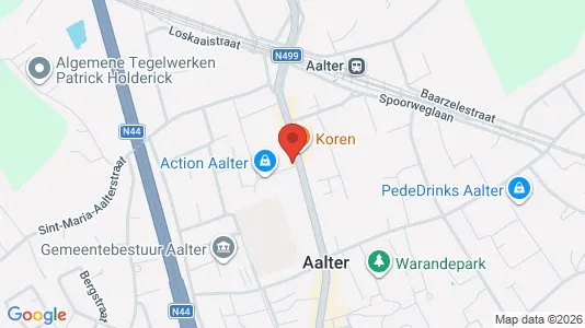 Apartments for rent i Aalter - kort over placeringen