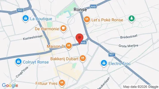 Apartments for rent i Ronse - kort over placeringen
