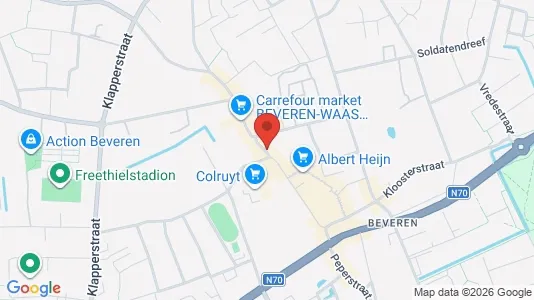 Apartments for rent i Beveren - kort over placeringen