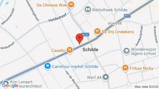 Apartments for rent i Schilde - kort over placeringen