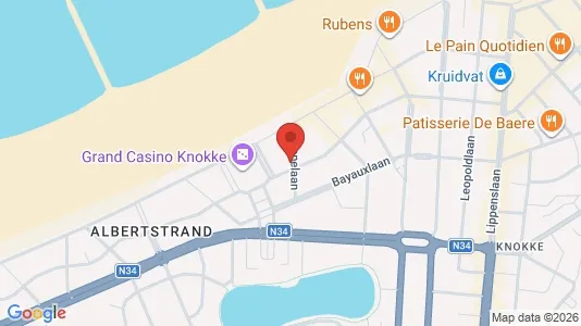 Apartments for rent i Knokke-Heist - kort over placeringen
