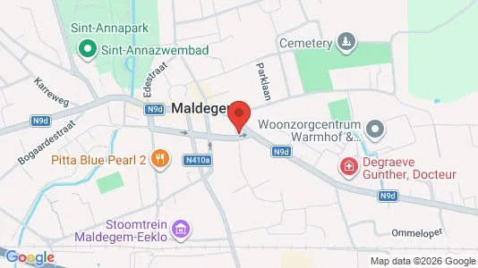 Apartments for rent i Maldegem - kort over placeringen