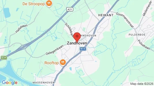 Apartments for rent i Zandhoven - kort over placeringen