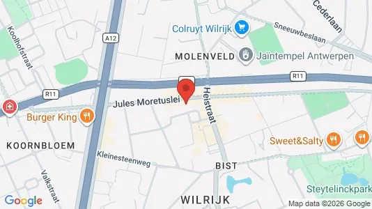 Apartments for rent i Antwerp Wilrijk - kort over placeringen