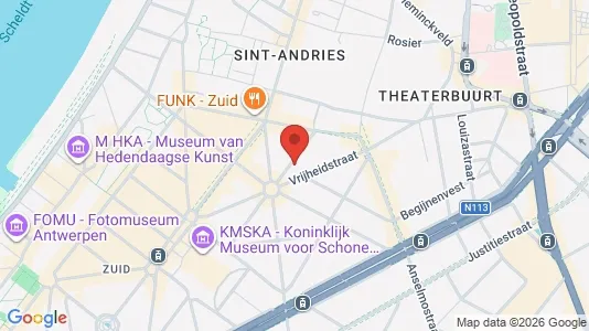 Apartments for rent i Stad Antwerp - kort over placeringen