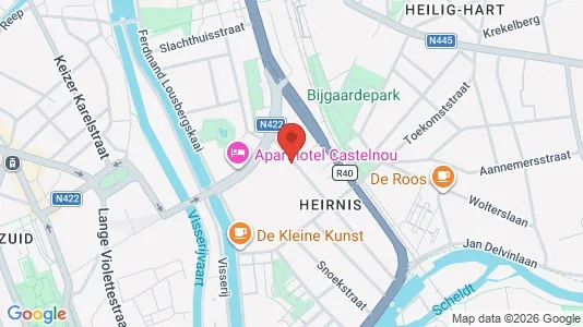 Apartments for rent i Stad Gent - kort over placeringen