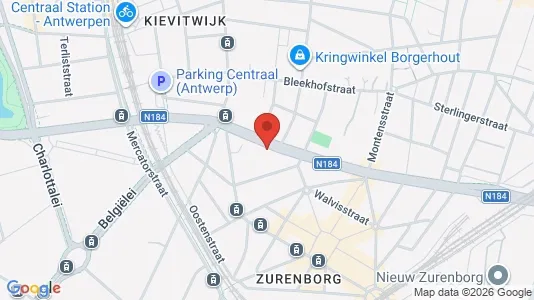 Apartments for rent i Stad Antwerp - kort over placeringen