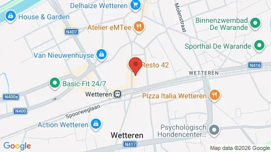 Apartments for rent i Wetteren - kort over placeringen