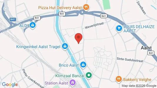 Apartments for rent i Aalst - kort over placeringen
