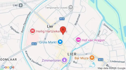 Apartments for rent i Lier - kort over placeringen
