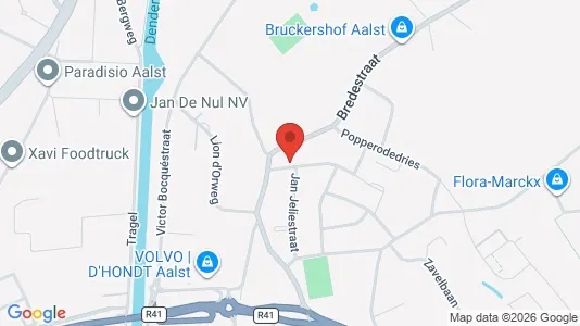 Apartments for rent i Aalst - kort over placeringen