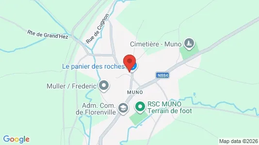 Apartments for rent i Florenville - kort over placeringen