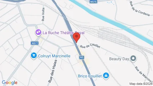 Apartments for rent i Charleroi - kort over placeringen