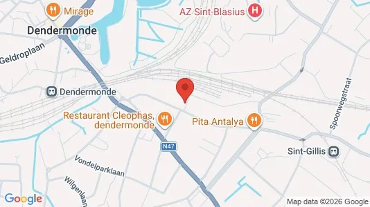 Apartments for rent i Dendermonde - kort over placeringen
