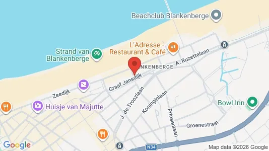 Apartments for rent i Blankenberge - kort over placeringen