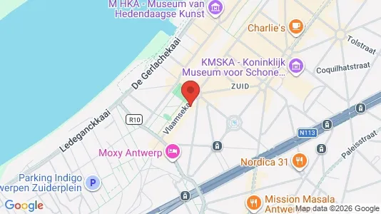 Apartments for rent i Stad Antwerp - kort over placeringen