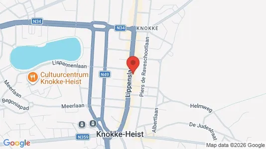 Apartments for rent i Knokke-Heist - kort over placeringen