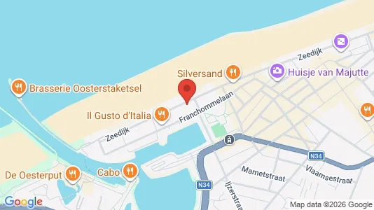 Apartments for rent i Blankenberge - kort over placeringen