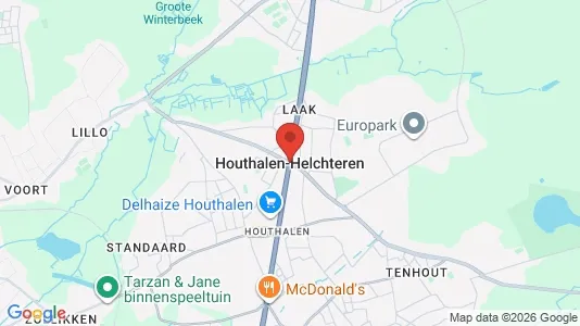 Houses for rent i Houthalen-Helchteren - kort over placeringen