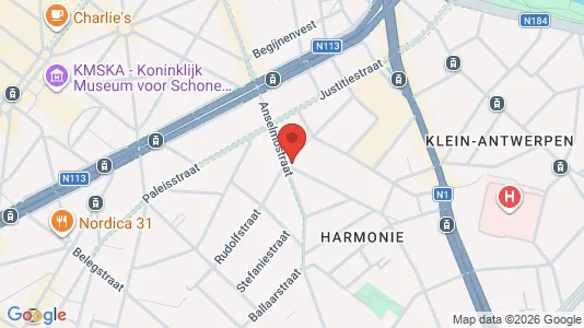 Apartments for rent i Stad Antwerp - kort over placeringen