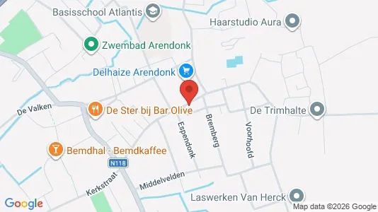 Apartments for rent i Arendonk - kort over placeringen