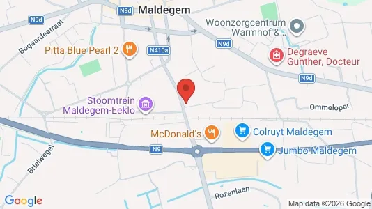 Apartments for rent i Maldegem - kort over placeringen