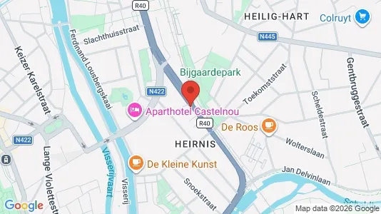 Apartments for rent i Stad Gent - kort over placeringen