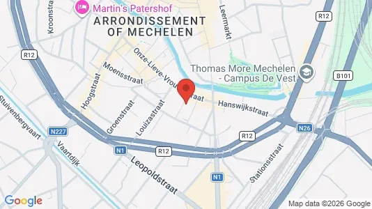 Apartments for rent i Mechelen - kort over placeringen