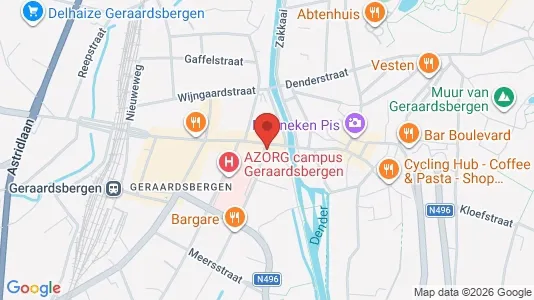 Apartments for rent i Geraardsbergen - kort over placeringen