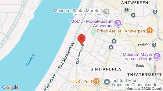 Apartments for rent i Stad Antwerp - kort over placeringen