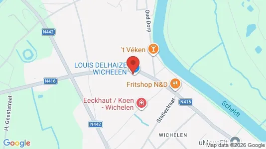 Apartments for rent i Wichelen - kort over placeringen