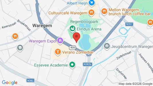 Apartments for rent i Waregem - kort over placeringen