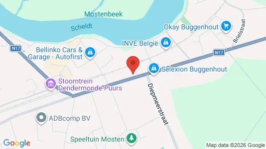 Apartments for rent i Dendermonde - kort over placeringen