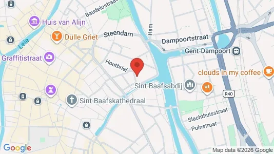 Apartments for rent i Stad Gent - kort over placeringen