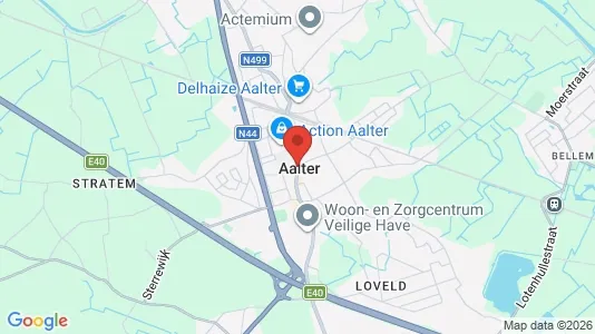 Houses for rent i Aalter - kort over placeringen