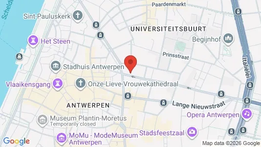 Apartments for rent i Stad Antwerp - kort over placeringen