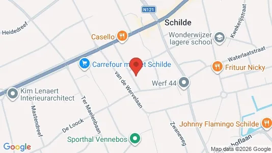 Apartments for rent i Schilde - kort over placeringen