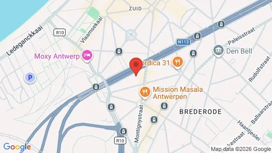 Apartments for rent i Stad Antwerp - kort over placeringen