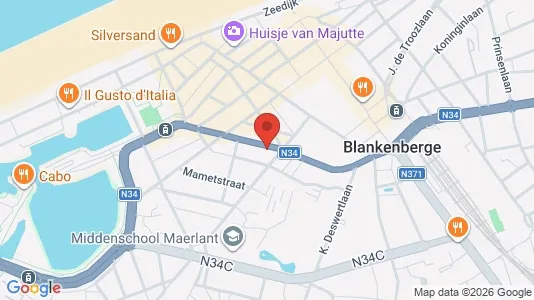 Apartments for rent i Blankenberge - kort over placeringen