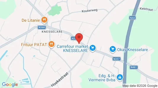 Apartments for rent i Aalter - kort over placeringen