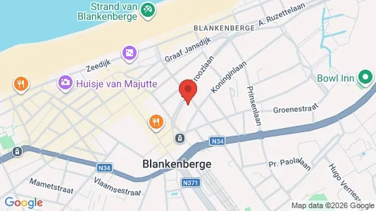Apartments for rent i Blankenberge - kort over placeringen
