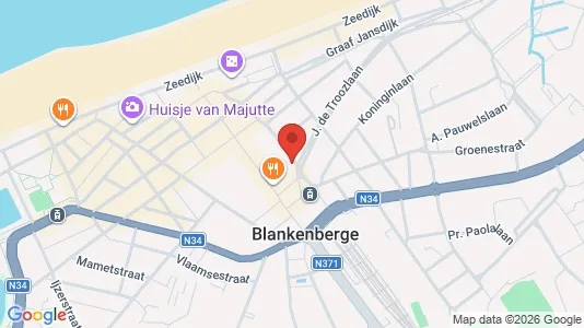 Apartments for rent i Blankenberge - kort over placeringen