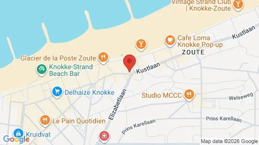 Apartments for rent i Knokke-Heist - kort over placeringen