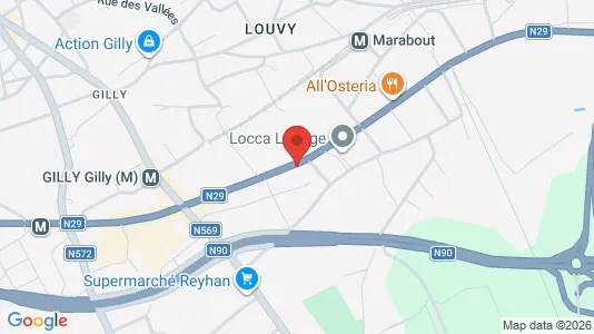 Apartments for rent i Charleroi - kort over placeringen